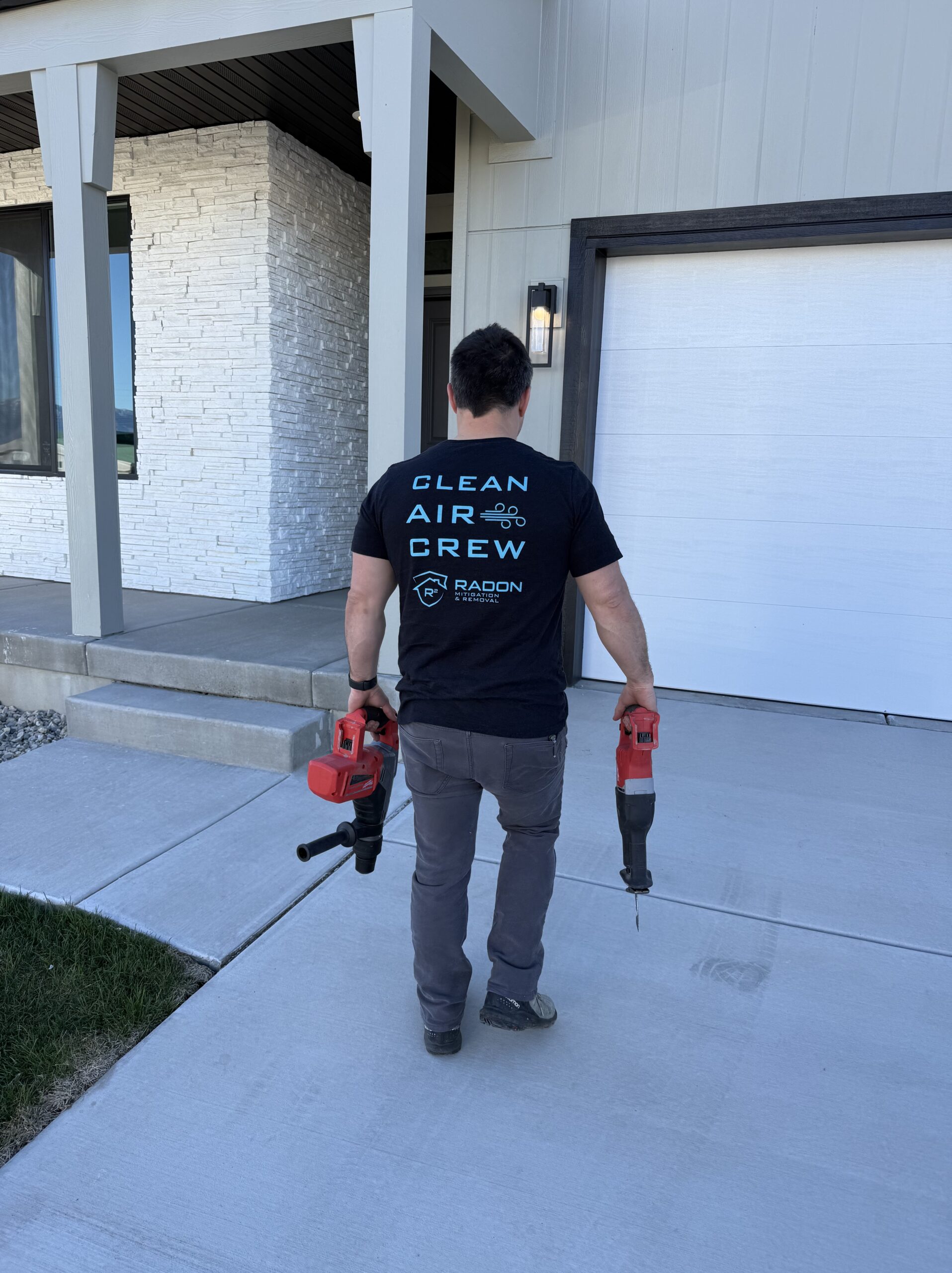 Radon mitigation installation by certified Utah contractors